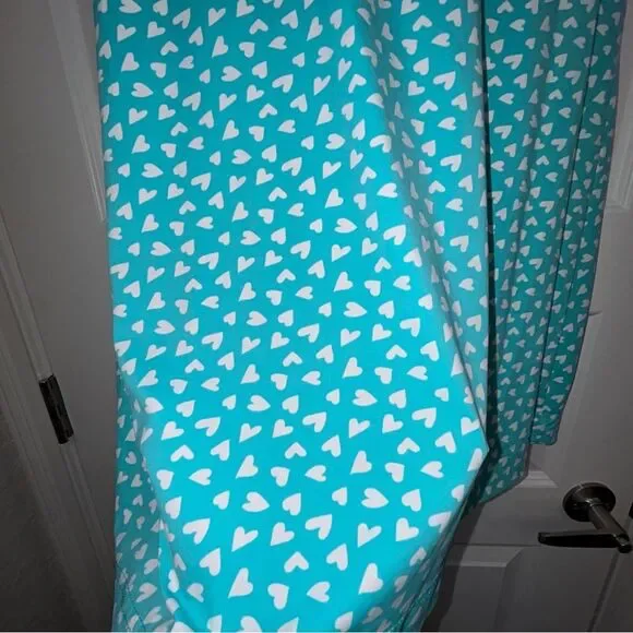 Lulu-B Heart Print Sleeveless Tunic Swing A-Line Dress - Picture 9 of 11